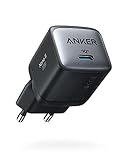 Anker Nano II 30W USB-C Ladegerät Mini Netzteil, GaN II Tech, Kompatibel mit MacBook Air/iPhone 12/12 Mini/12 Pro/Max, Galaxy S21/S21+, Note 20/Note 10, iPad Pro, Pixel, Schw