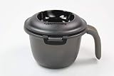 Tupperware Mikrowelle Junior-Reis-Meister 550 ml schwarz/weiß Reiskocher +SPÜLTUCH 37897