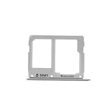 Samsung Galaxy A3 A310 A5 A510 A7 A710 (2016) SIM Kartenhalter SD Card Tray Holder Schlitten Schacht Silb