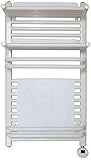 MISS KANG Badezimmer elektrische beheizte Kühlerturm Rail Warmer Regal Wandtimer Schnellheizungskleidung Trockengestell 30°-70°thermostatischer Wasch-Airer(Thermostat:Rechts) Qingchunw (Size : Left)