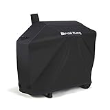 Broil King Premium Grill Cover-Fits Pellet and Regal Charcoal Offset 500 Models Grillabdeckung, schw