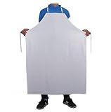 Nanxson Unisex wasserdicht Schürzen Arbeitsschürze Latzschürze Fleischerschürze Metzgerschürze für Industrie, Metzgerei, Reinigung CF3113