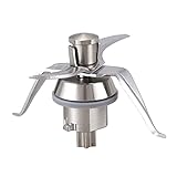 JUSTJUNMIN Mixer Ersatzteile Edelstahl Mixer Blade Ersatzzubehör Teile passen for Vorwerk Thermomix TM21. Mixer-T