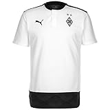 PUMA Borussia Mönchengladbach Casuals Poloshirt Herren weiß/schwarz, S