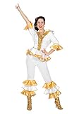 Wilbers & Wilbers 70er Jahre Kostüm Disco Retro Damen Eurovision Super Troop