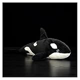 XUXFANG Plüschspielzeug 40cm Orcinus Orca Lebensleine Flossen Killer Whale Gefüllte Plüschspielzeug Weiche Meer Tier Kinder Simulation Ozean Marine Spielzeug Geschenksammlung