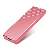 Externe Festplatte 2tb, USB3.1 Externe Festplatte Type-c tragbare HDD für PC,Laptop,TV,Xbox One(2TB,Rot)
