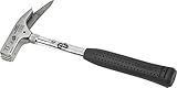 Meister Latthammer - 600 g Kopfgewicht - Hochwertiger Stahlkopf - Robuster Stahlrohr-Stiel - mit magnetischem Nagelhalter / Zimmermannshammer / Zimmererhammer / Stahlhammer / Klauenhammer / 2282030