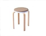 XJYJF Hocker Family Dining Chair Hocker Massivholz-Hocker for Schuhe Bank 38 * 47 * 32cm (Color : Gray)