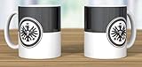 Eintracht Frankfurt Tasse, Becher Logo Schwarz/W