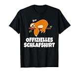 Schlafanzug | Träumendes Faultier: Pyjama Schlafshirt Deko T-S
