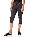 Cecil Damen Vicky Capri Hose, Carbon Grey, W32/L19