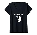 Damen 100 Jahre Bauhaus Design Schule T-Shirt mit V