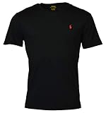 Polo Ralph Lauren Herren-T-Shirt mit Rundhalsausschnitt, Schwarz L