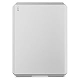 LaCie MOBILE DRIVE Moon, tragbare externe Festplatte 2 TB, 2.5 Zoll, USB-C, Mac & PC, silber, inkl. 2 Jahre Rescue Service, Modellnr.: STHG2000400