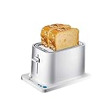 WSAND Brotmaschine-2 Scheiben,kleiner Retro-Toaster mit Bagel,Abbrechen,Auftaufunktion,extra breiter Schlitz Kompakte Edelstahl-Toaster for Brotw