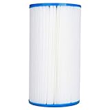 CUTULAMO Weiße Pet Material Filterpatrone mit exquisiter Verarbeitung, Pool Filter Pool Wasserfilter Filter Ersatzpatronen für Schwimmb