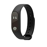 Color Yun Touch Scrren Style Wasserdichter Fitness Activity Tracker Smart Wristband (Schwarz)