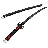 LDMD Sword Valley Japanisches Holz Anime Samurai Schwert Cosplay,Demon Slayer Schwert,103 cm Holzschw