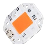 Weikeya COB-LED-Chip, Vollspektrum-220-V-Antriebsfreier Hochleistungs-Wachstumslicht-COB-Chip für DIY-Blumenpflanzenlicht(#2)