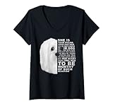 Damen She Is Your Friend Your Partner Your Dog Hunde Malteser Hund T-Shirt mit V