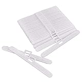 50 Packung vertikale Blindbügel für 89 mm (3,5 Zoll) Lamellen weiße Ersatzteile für Reparaturverzierung