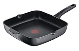 Tefal E23540 Ultimate tiefe Viereck-Bratpfanne | Aluminiumguss | Wärmeverteilung | Antihaftbeschichtung | Thermo – Signal | mühelose Reinigung | langlebig | induktionsgeeignet | Schw