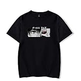 De.Pommeyeux Tokyo Ghoul T-Shirt für Damen und Herren, Anime, 100 % Baumwolle, lässig, kurzärmelig Gr. Small, Schw