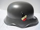 Unbekannt Stahlhelm mit Abzeichen 1. Weltkrieg Landser Deutsches Reich Repro !! M16