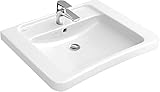 Villeroy&Boch Waschtisch Vita Architectura 5178 650x550mm mittl HL dg o Ül Eckig WeißAlpin AB C+
