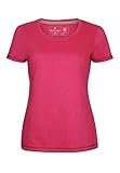 Elkline Damen T-Shirt VW-Bulli Open Road, Farbe:Carmine, Größe:46