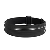 Laufgürteltasche Multifunktionale, verstellbare Taille Tasche Outdoor Sport Taille Tasche Lauf Yoga Fitness Unsichtbare Gürteltasche Outdoor Hüfttasche (Farbe : Black, Size : One Size)