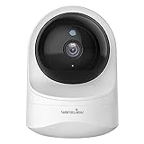 Wansview Überwachungskamera, WLAN IP Kamera WiFi 1080P für Baby, Ältere, Haustiere Monitor mit Bewegungserkennung, Zwei-Wege-Audio, Nachtsicht und Arbeitet mit Alexa Q6 Weiß