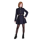 6PCS Anime Jujutsu Kaisen Kugisaki Nobara Halloween Cosplay Kostüm Tägliche Schuluniform Kleid JK Anzüge mit Zubehö