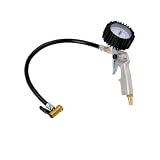 Reifenfüller 0-10 bar / 145 psi mit Hebelstecker, Manometer Güteklasse 1.6