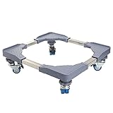 ASFDS Verstellbare Waschmaschine Base Trockner Kühlschrank Unterwagenhalterung Ständer Kunststoff 400kg Last Anti-Rauschdesig