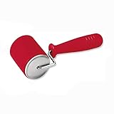 Kaiser Kaiserflex Red Teigroller klein 19,5 x 5,5 cm, Teigausroller, Teigroller Silikon mit Metallkern, ergonomischer Griff, hitzebeständig bis 200°C