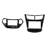yanyan 9inch Radio Dash Panel Fit for Chevrolet Segel 15-17 mit 9 Zoll 2 Zoll Auto Faszie fit for Hyundai I10 14-17 (Linkes Rad)