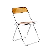 Folding chair Faltbarer Hochlehner, Gartenliegestuhl, Esszimmerstuhl, Bequem Und Tragbar, Geeignet Für Büro Und Wohnzimmer (Color : Brown)