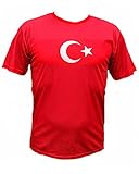 Marodig Fußball Fan-Trikot Türkei, EM & WM Trikot der türkischen Nationalmannschaft in rot oder weiß (Rot, XL)