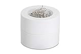 Maul 30123.02 Klammernspender weiss Plastik mit Zentralmag