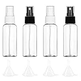 Kosmetische Sprühflasche 1 Set Portable Spray Nachfüllbare Flaschen Kit Kunststoff Gesichtscreme Lotion Makeup Container Home Reise Leere Spray Refill Flaschen (Color : 4pcs set)