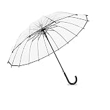 SERBHN Golfschirm 40-Zoll-Golfschirm, transparent, große, übergroße, belüftete, automatisch geöffnete Regenschirme für Männer und Frauen im Freien, Camping Stock Reg