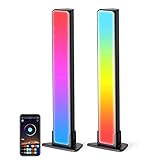 N / B Intelligente Lichtleisten, TV-Umgebungsbeleuchtung funktioniert zu Hause LED-Lichtleisten, die Musik synchronisieren, 27 voreingestellte Szenen, WiFi-TV-Hintergrundbeleuchtung Multi M