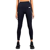 SMILODOX Damen Leggings Catherin - Lange Hose im Stretch fit mit high Waist Bund, Größe:XS, Color:Schw