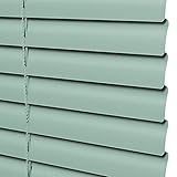 LXLA Jalousie Rollos Fensterrollos Grün Aluminium Jalousie zum Kinderzimmer Kinderzimmer, 1m/1,2m/1,4m/1,6m/1,8m/2m/2,2m/2,4m/2,6m Höhe, mit Beschlag (Size : 120x160cm/47x63in)