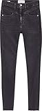 Calvin Klein Jeans Damen HIGH Rise SUPER Skinny Ankle Jeans, Denim Black, 30W S
