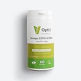 Opti3 Omega-3 EPA & DHA- Vegan Omega 3 Supplement - 60 Vegicap