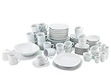Creatable, 13779, Serie Square weiss, Geschirrset Kombiservice 100 teilig