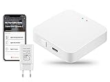 ZigBee Gateway, Tuya Smart Gateway Hub Kompatibel mit Tuya ZigBee 3.0 Devices, APP Remote Control ZigBee Gateway Kontrollzentrum für Home Automation - Verbinden Sie bis zu 55 Geräte[Tuya ZigBee Only]